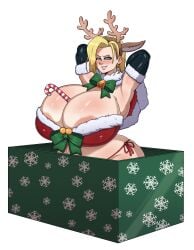 android 18 from christmas by bozspa