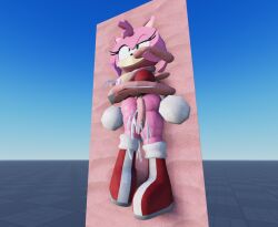 3d amy_rose cum lactation roblox roblox_studio sonic.exe_the_disaster tentacle tentacle_in_mouth