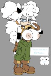 lanolin the sheep from sonic (series) by raijinoni