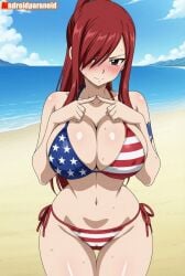 erza scarlet from fairy tail by aindroidparanoid
