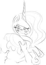 alicorn ass ass_grab blush butt_massage equine female friendship_is_magic hands horn horse human interspecies mammal massage my_little_pony pony princess_celestia_(mlp) seii3 wings zev