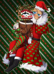 caine (the amazing digital circus) from christmas by succulentgeckos