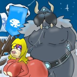 1:1 2_frame_animation accessory after_kiss age_difference animated anthro ape belt belt_only big_penis bodily_fluids candy_kong cock_ring donkey_kong_(series) donkey_kong_country_tropical_freeze duo facial_hair female genital_fluids genitals glowing glowing_eyes haplorhine happy happy_sex infidelity jewelry kiss_mark looking_at_another looking_at_viewer looking_pleasured lord_fredrik male male/female mammal marine moobs moustache nintendo no_sclera norse ntr older_male overweight overweight_male penetration penile penile_penetration penis penis_accessory penis_in_vagina penis_jewelry pinniped primate saliva sex snowmads vaginal_penetration viking walrus zesszoss2