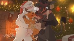 2d 4boys aki_the_reindeer anal anal_penetration anal_sex animated anthro anthro_on_anthro anthro_only belly_bulge carrying_partner christmas christmas_tree cub cum cum_inside cum_while_penetrated cumflated_belly cumflation cumming_from_anal_sex cumshot excessive_cum femboy flaccid flaccid_while_penetrated foursome gay gay_sex glasses goat heart-shaped_pupils holding_hands inflation kissing kissing_while_penetrated knot knotted_penis knotting large_penis male male_cub male_only mp4 parallel_sex penetration penis reindeer reindeer_antlers reverse_suspended_congress santa_hat sex size_difference small_penis small_sub_big_dom smaller_penetrated sound standing standing_sex stomach_bulge thighs video yaoi zackary911