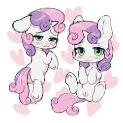 sweetie belle (mlp) from friendship is magic by sausagezzzz