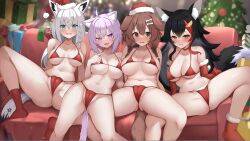 inugami korone from christmas by negativemeta