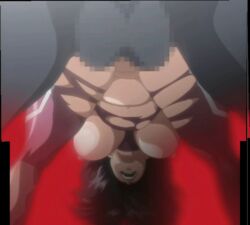 animated ass bent_over big_balls big_breasts big_penis bodysuit bouncing_breasts breasts breasts_out clenched_teeth closed_eyes doggy_style endured_face exposed_breasts from_behind hanging_breasts huge_balls huge_cock igawa_asagi large_breasts monster murakami_teruaki ou_chan_(taimanin_asagi) partially_clothed penis rape taimanin_(series) taimanin_asagi thighhighs torn_clothes vaginal_penetration