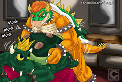 2007 anthro bara bowser furry green_shell horns king_koopa koopa male_only mario_(series) nintendo profec selfcest shell spiky_shell super_mario_bros. tagme the_super_mario_bros._super_show!