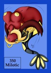 bernardol22 big_breasts boobs cynthia_(pokemon) female female_focus female_only furry furry_breasts furry_female furry_only generation_3_pokemon milotic nipples nude pokemon pokemon_(species) pokemorph pussy semi-anthro semi_nude sexy solo