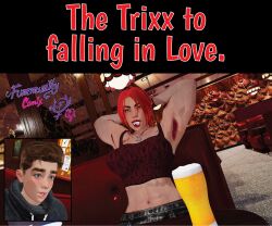 3d armpit_hair armpits big_penis bigger_dom blonde_hair caption comic femboy feminine_male feminization fummunity_comix futa_on_male futanari larger_dom larger_futa muscles pubes pubic_hair public_sex red_eyes red_hair small_penis smaller_male tattoo waist_grab x-ray