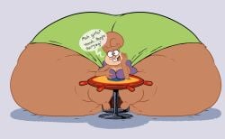 1girls anthro bikini breasts brown_fur buckteeth cleavage colossal_ass fawxen female female_focus female_only furry gigantic_ass green_eyes hips hyper hyper_ass large_ass large_breasts miniskirt nickelodeon rodent rodent_humanoid sandy_cheeks skirt spongebob_squarepants squirrel thick_thighs thighs wide_hips