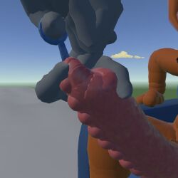 3d 3d_(artwork) 3d_model 4_fingers 5_fingers abs animal_genitalia animal_penis anthro anthro_male anthro_penetrated artist_upload belly_button canine_genitalia canine_penis chest_tuft cock completely_nude completely_nude_anthro completely_nude_male dick disembodied_hands dog dog_boy erect_penis erection fit_male floppy_ears grey_hands hurt_expression knot knotted_penis large_cock nude nude_anthro nude_male ollie_(syntholsoul) paws pecs penis penis_penetration pubic_hair pubic_tuft rec_room recroom recroom-nsfw self_upload sheath sitting_on_chair struggling syntholsoul urethral urethral_beads urethral_insertion urethral_penetration