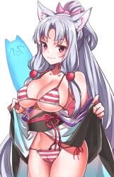 1girls 2d 2d_(artwork) 2d_artwork animal_ear_fluff animal_ears background big_boobs big_breasts bikini bikini_bottom bikini_only bikini_top blank_background blush_face blush_lines blushing blushing_at_viewer blushing_female blushing_lines breasts busty busty_female busty_girl cleavage closed_mouth_smile collarbone digital digital_art digital_drawing digital_drawing_(artwork) digital_media digital_media_(artwork) drawing eyebrows_visible_through_hair female female_focus female_only fingers flushed flushed_face groin halterneck hourglass_figure konnyaku_(kk-monmon) large_boobs large_breasts lean_figure legs_closed legs_together long_hair looking_at_viewer monotone_background narrow_waist nipple_bulge one_color_background partially_exposed_vulva partially_visible_vulva plain_background ponytail portrait purple-eyed_female purple_eyes red_bikini red_bikini_bottom red_bikini_top red_swimsuit red_swimwear shoulders sidelocks silver-haired_female silver_hair silver_hair_female skirt skirt_aside skirt_lift skirt_pull slender_body slender_waist slim_female slim_waist smile smiley_face smiling smiling_at_viewer smug smug_expression smug_eyes smug_face smug_grin smug_smile solid_color_background solo standing string_bikini striped_bikini striped_bikini_bottom striped_bikini_top striped_swimsuit striped_swimwear swimsuit swimwear thighs thighs_together tied_hair tohoku_itako touhoku_itako upper_body voiceroid white-haired_female white_background white_bikini white_bikini_bottom white_bikini_top white_hair white_swimsuit white_swimwear wide_hips