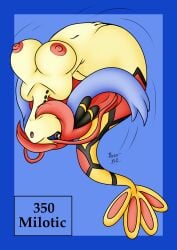 bernardol22 big_breasts boobs cynthia_(pokemon) female female_focus female_only furry furry_breasts furry_female furry_only generation_3_pokemon milotic nipples nude pokemon pokemon_(species) pokemorph pussy semi-anthro semi_nude sexy solo