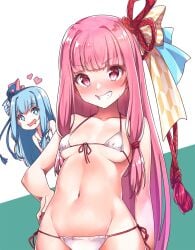 2d 2d_(artwork) 2d_artwork 2girls almost_naked almost_nude ashamed background bare_arms bare_belly bare_chest bare_hands bare_hips bare_midriff bare_navel bare_shoulders bare_skin belly belly_button bikini bikini_bottom bikini_only bikini_top blue-eyed_female blue_eyes blunt_bangs blush_face blushing blushing_at_viewer blushing_female breasts breasts_apart collarbone curvy curvy_body curvy_female curvy_figure curvy_hips digital digital_art digital_drawing digital_drawing_(artwork) digital_media digital_media_(artwork) drawing duo elbows embarrassed embarrassed_exposed_female embarrassed_expression embarrassed_female embarrassed_naked_female embarrassed_nude_female exposed exposed_arms exposed_belly exposed_chest exposed_hips exposed_midriff exposed_navel exposed_shoulders exposed_skin eyebrows_visible_through_hair female female_focus female_only fingers fit_female flushed flushed_face flustered flustered_female green_background grin grinning grinning_at_viewer groin hair_ornament hair_ornaments hair_ribbon hair_tie halterneck hand_on_hip hand_on_own_hip hand_on_own_waist hand_on_waist hearts inframammary_fold inguinal_crease inguinal_ligament konnyaku_(kk-monmon) kotonoha_akane kotonoha_aoi lean_figure linea_alba long_hair looking_at_viewer low_res low_resolution lowres micro_bikini midriff mostly_nude multicolored_background multiple_females multiple_girls naked naked_female naked_woman narrow_waist navel nearly_nude nipple_bulge nude nude_female nudity parted_lips petite petite_body petite_breasts petite_female petite_girl petite_tits pink-eyed_female pink-haired_female pink_eyes pink_hair pink_hair_female plain_background portrait posing posing_for_the_viewer posing_naked posing_nude practically_nude ribbon shoulders siblings skimpy_bikini slender_body slender_waist slim_female slim_waist small_bikini small_boobs small_breasts small_tits smile smiley_face smiling smiling_at_viewer standing stomach string_bikini swimsuit swimwear synthesizer_v thong_bikini tiny_breasts tiny_tits touching_hip touching_waist two-tone_background underboob upper_body very_long_hair very_long_hair_female vocaloid voiceroid white_background white_bikini white_bikini_bottom white_bikini_top white_micro_bikini white_string_bikini white_swimsuit white_swimwear wide_hips