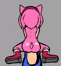 1boy 1girls 2d 2d_animation amy_rose anal anal_penetration anal_sex animated anthro anthro_female anthro_male anthro_on_anthro anthro_penetrated anthro_penetrating anthro_penetrating_anthro ass ass_focus big_ass blue_fur boots bouncing_ass butt butt_focus duo eulipotyphlan female female_focus fur furry furry_female furry_male gif hedgehog male male/female male_pov mammal partially_clothed penetration penis pink_fur pov red_boots reverse_cowgirl_position riding riding_penis sega sex smokeyliq sonic_(series) sonic_the_hedgehog sonic_the_hedgehog_(series) tail