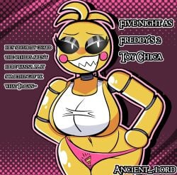 ancient_.lord animatronic animatronic_female beakless chicken chicken_girl female five_nights_at_freddy's five_nights_at_freddy's_2 fnaf large_breasts phasianid robot robot_girl scottgames toy_chica_(fnaf) yellow yellow_skin