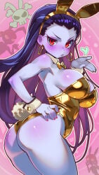 bunny_ears bunnysuit large_breasts leotard life_is_pi risky_boots shantae tagme