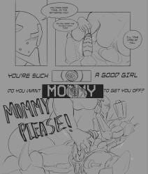 dominant_humanoid gabriel_(ultrakill) mirage_(ultrakill) mommy mommy_kink stroking_penis teasing teasing_penis ultrakill