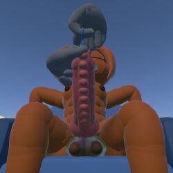 3d 3d_(artwork) 3d_model 4_fingers 5_fingers abs animal_genitalia animal_penis anthro anthro_male anthro_penetrated artist_upload belly_button canine_genitalia canine_penis chest_tuft cock completely_nude completely_nude_anthro completely_nude_male dick disembodied_hands dog dog_boy erect_penis erection fit_male floppy_ears grey_hands hurt_expression knot knotted_penis large_cock nude nude_anthro nude_male ollie_(syntholsoul) paws pecs penis penis_penetration pubic_hair pubic_tuft rec_room recroom recroom-nsfw self_upload sheath sitting_on_chair struggling syntholsoul urethral urethral_beads urethral_insertion urethral_penetration