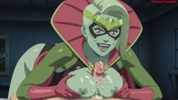 ai ai_art ai_generated azure993 boobjob breasts cum cum_on_face cumming cumshot facial female female_focus girl invincible paizuri queen_lizard_(invincible) titjob tittyfuck uncensored