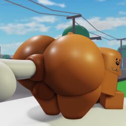 15_seconds anal_sex anal_tugging balls beastiality big_ass canine disembodied_penis donut_anus fat_ass_feral feral gay leash muitetul penis_in_ass pet roblox shaking_ass tagme video wagging_tail