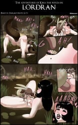bestiality big_ass big_breasts black_hair black_lipstick black_nails black_toenails blowjob breast_sucking comic comic_page cum cum_in_mouth dark_souls dominodancing33 double_breast_sucking eggs goth goth_girl gruulguy insect insects kina_the_witch leech long_hair makeup mosquito naked naked_female outdoors pale_skin part_3 public_nudity red_eyes sucking_pussy swamp vaginal_penetration wet witch zoophilia