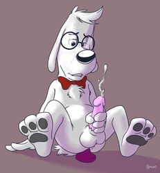 2014 20th_century_fox anal anal_insertion anal_masturbation anal_sex anthro balls bow_tie bravo canine chest_tuft cum cumshot dildo dreamworks erection eyewear fur furry furry_only glasses hi_res humanoid_penis insertion jay_ward_productions male male_only mammal masturbation mr._peabody mr._peabody_and_sherman nude orgasm pawpads paws penetration penis rocky_and_bullwinkle seated sex_toy solo spread_legs spreading tagme tuft