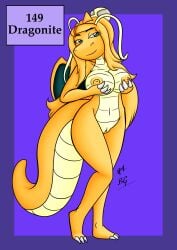 antennae anthro bernardol22 boobs claws cute dragon dragon_girl dragon_humanoid dragon_tail dragonite female furry hair hands_on_breasts horns medium_breasts nessa_(pokemon) nipples normal_breasts pokemon pokemon_(species) pokemorph pussy sexy smile solo tails wings