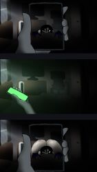 creepy kaios korbaen large_ass looking_at_viewer monster_girl nightmare_fuel nightmare_waifu peeking pov