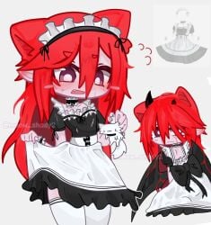 gacha gacha_club gacha_life mako_(meow_shady2) meow_shady2 red_hair