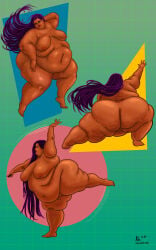 ass bbw breasts chubby different_poses female female_only overweight overweight_female ray_norr tagme