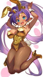 bunny_ears bunnysuit large_breasts leotard life_is_pi shantae shantae_(character) tagme
