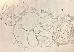 2023 2d a1uvion character_request traditional_media_(artwork)
