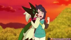 2girls anthro christian2005am flat_chest flat_chested furry game_freak horny horny_female lesbian_kiss lesbian_sex liko_(pokemon) meowscarada nintendo pokemon tagme thick thick_ass thick_thighs video yuri