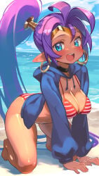 bikini large_breasts life_is_pi shantae shantae_(character) tagme