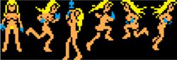 8-bit 8x_enlarged aiming_up arm_cannon artist_request black_background blonde_female blonde_hair blonde_pubic_hair famicom female gloves_only human jumping metroid nes nintendo nipples nude_edit nude_female pixel_art pubic_hair pussy red_nipples running samus_aran sprite_edit sprite_sheet standing_female