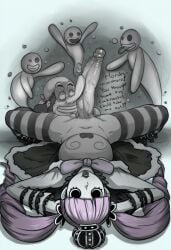 big_balls big_penis big_thighs crown edit edited edited_art high_boots huge_balls huge_cock huge_penis huge_thighs neviromega one_piece perona size_comparison size_difference striped_thighhighs usopp