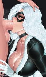 1boy 1boy1girl 1girls ai_generated big_breasts black_cat_(marvel) blowjob bodysuit breasts busty cfnm chocker cleavage clothed clothed_female clothed_female_nude_male clothing cum cum_on_breasts deepthroat felicia_hardy fellatio female hand_on_head head_grab hourglass_figure huge_breasts male marvel marvel_comics marvel_rivals mature_female oral oral_sex revealing_clothes self_upload sleen straight unzipped unzipped_bodysuit voluptuous voluptuous_female