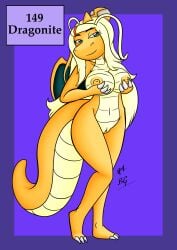 antennae anthro bernardol22 boobs claws cute dragon dragon_girl dragon_humanoid dragon_tail dragonite female furry hair hands_on_breasts horns medium_breasts nessa_(pokemon) nipples normal_breasts pokemon pokemon_(species) pokemorph pussy sexy smile solo tails wings
