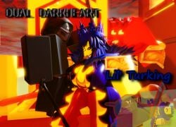dual darkheart (the battle bricks) from roblox by tbbfucker67