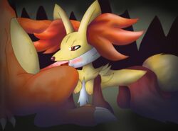 canine charizard delphox dragon fellatio female fennec fox male mammal nintendo oral oral_sex penis pokemon pokemon_(species) pyrophilia sex straight video_games