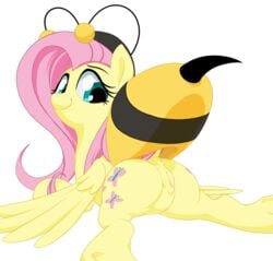 animal animated anus ass equine female fluttershy_(mlp) friendship_is_magic horse mammal my_little_pony pony pussy stoic5 straight_hair