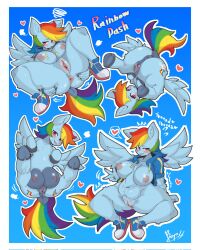 rainbow dash (mlp) from friendship is magic by bayonet (artist)