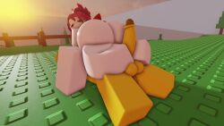1boy 1boy1girl 1girls 3d animated ass balls blocky_body commission cowgirl_position cum foot_fetish footjob jhavubut_nsfw longer_than_30_seconds non-penetrative nude outdoors penis pussy reverse_footjob roblox robloxian sex shorter_than_one_minute sound tagme vaginal_penetration video white_skin yellow_skin