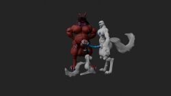 3d_(artwork) animal_genitalia anthro balls big_breasts big_penis blender_(artwork) blender_eevee_(artwork) breasts canid canine canis cursed_image digital_media_(artwork) equine_genitalia female forked_tongue fur genitals group group_sex gynomorph gynomorph/female hi_res huge_breasts huge_penis imminent_sex intersex intersex/female male male/female mammal muscular muscular_gynomorph muscular_intersex muscular_male nude nude_anthro pecs penis pubes questionable_consent sans_(undertale) scared sex simple_background size_difference the_human_wolf threesome tongue trio undertale undertale_(series) what white_body white_fur white_skin why wolf