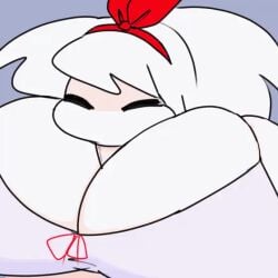 animated animated_gif animation blowjob caucasian caucasian_female dingadocious drooling enormous_breasts fellatio gif gigantic_breasts humongous_breasts hyper_breasts lotty_(megadingus) megadingus paizufella paizufella_with_enormous_breasts paizufella_with_gigantic_breasts paizufella_with_humongous_breasts paizufella_with_hyper_breasts paizuri paizuri_fellatio paizuri_with_enormous_breasts paizuri_with_gigantic_breasts paizuri_with_humongous_breasts paizuri_with_hyper_breasts red_bow white_hair white_woman