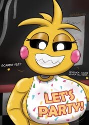 toy chica (fnaf) from five nights at freddy's by philahorns
