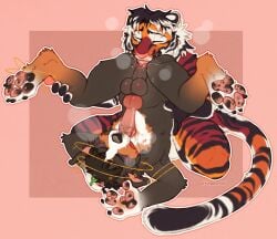 anal animal_genitalia animal_penis anthro autofellatio balls balls_blush bernese_mountain_dog blush bodily_fluids body_blush canid canine canine_genitalia canine_penis canis domestic_dog duo enzo_(saturnwoof_) felid feline genitals hi_res kingparked knot knotted_penis lying male male/male mammal masturbation molosser mountain_dog on_back oral oral_masturbation pantherine penile penile_masturbation penis rimming saliva saliva_on_face saliva_on_penis saturn_(saturnwoof_) sex swiss_mountain_dog tiger