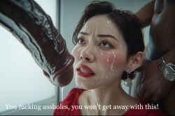 2026 ai_art ai_assisted ai_generated angry angry_blowjob angry_expression angry_face angry_fellatio angry_female bbc_slave big_dick big_penis black_hair black_on_asian blowbang blowjob_face bully's_little_toy bullying business_attire business_woman cock_whore cock_worship coerced_oral coerced_submission coercion desire dick_on_face dick_on_head eyelashes eyeliner family femsub imminent_fellatio imminent_sex immorality interracial interracial_sex lipstick long_hair_female lustful_eyes lustful_gaze makeup male_pov mascara mature_female mmf_threesome mom mother mother_and_son's_friend ntr office_worker older_female on_her_knees pained_expression pained_look penis_against_face penis_awe penis_out red_dress resistance_is_futile resisting sacrifice secretly_horny secretly_loves_it secretly_wants_it submissive submissive_female submissive_pose taboo text turned_on turned_submissive worship_play worshiping verbal_abuse insulting_partner insulting threatening threat threatening_words imminent_oral imminent_rape imminent_threesome angry_eyes angry_sub about_to_pound_the_fuck_outta_em about_to_be_raped about_to_have_sex cum cum_on_face cum_on_hair massive_penis about_to_be_violated about_to_be_fucked slutty_female hair_in_bun about_to_suck put_in_place cum_in_mouth cum_on_body body_fluids red_lipstick red_lips sweat sweating bitch_in_heat
